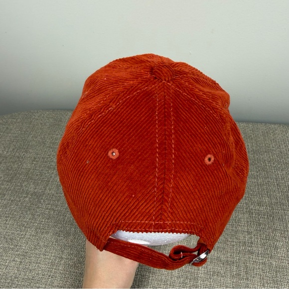 Grateful Dead Burnt Orange Corduroy Dancing Skeletons Embroidered Hat Spooky - Picture 4 of 11